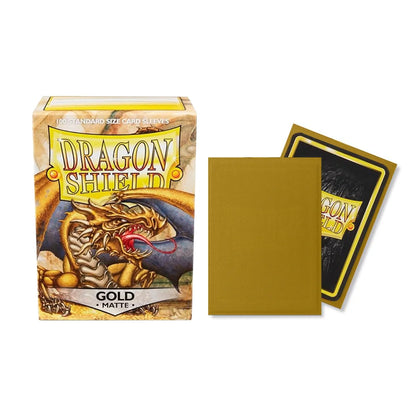 100PCS Dragon Shield Card Sleeves Box — Multicolor Matte Protectors for TCG, PTCG & Board Games