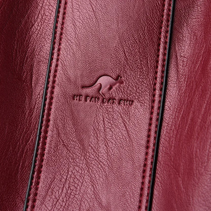 Anti-Theft Leather Backpack for Women - Vintage Shoulder Bag, High Capacity Travel and School Backpack, Mochila Feminina