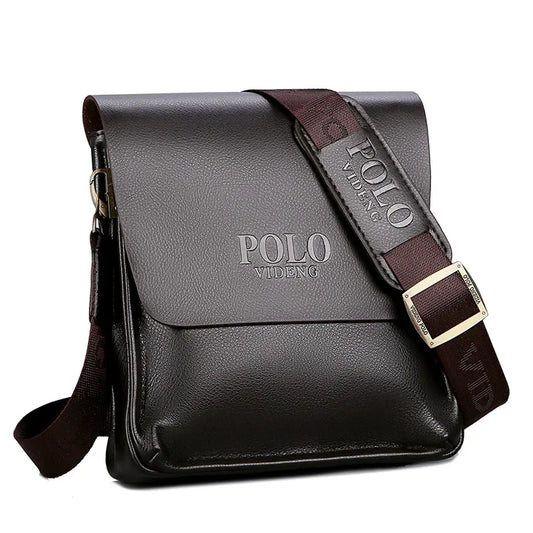 Leisure Business Single Shoulder Bag - Polo Vertical Trendy Sling Bag for Men