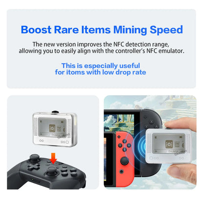 NFC Game Simulator Amiibo Emulator Card – Infinite Smart Swipe Reader for Switch, 3DS & Wii U Universal Gaming Accessories