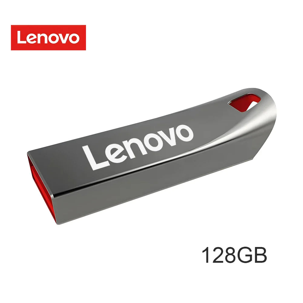Original Lenovo 2TB USB 3.1 Pendrive – Metal 2-in-1 OTG Flash Drive for Phone & Computer (128GB, 512GB, 1TB, 2TB)