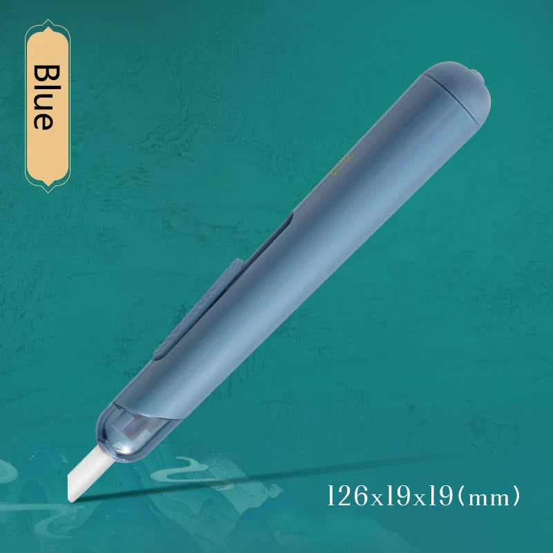 Deli Ceramic Box Cutter Utility Knife – Safe Pocket Paper Opener, Anti-Slip Office & Art Stationery Cutting Tool