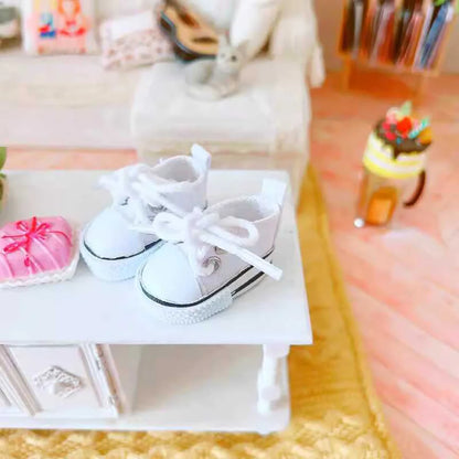 15-17cm Labubu & 10cm Cotton Doll Clothes – Summer 2-Piece Outfit with Shoes, V1-V3 Compatible