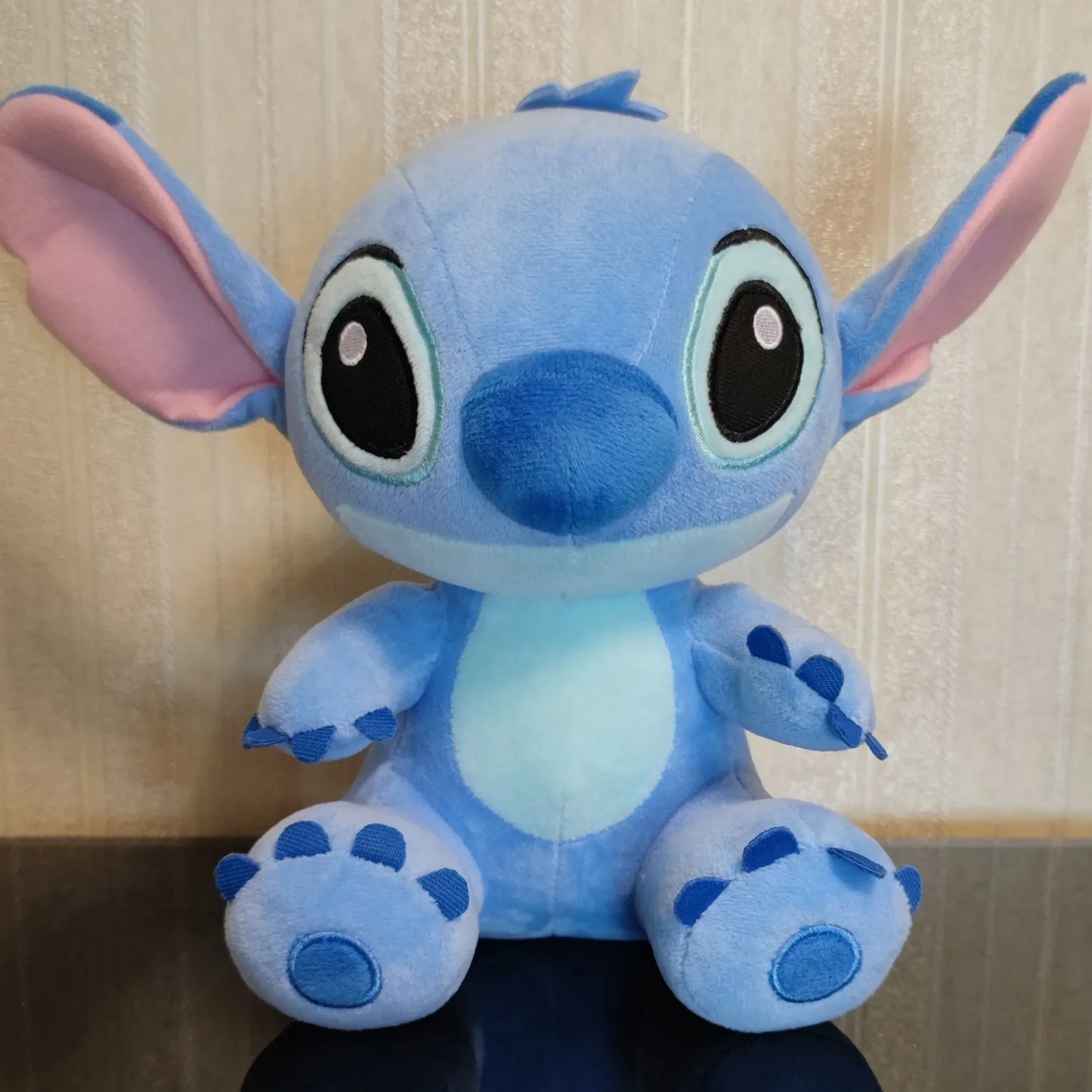Disney Lilo & Stitch Plush Toy – Blue & Pink Stuffed Cartoon Dolls for Kids, Anime Soft Toy Christmas Gift