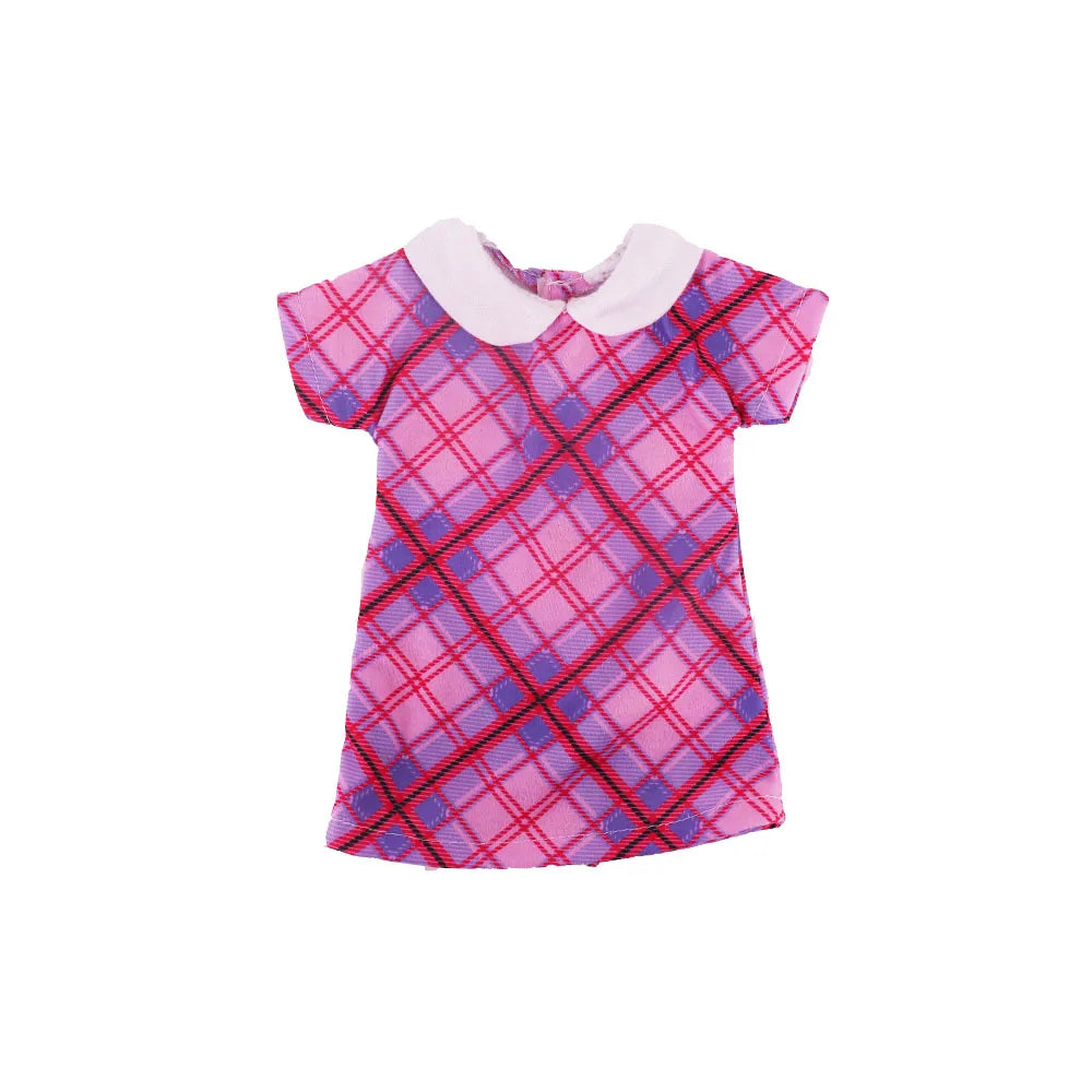 18-Inch Doll Nightdress Outfit — Purple Series Clothes for American & 43CM Baby Dolls, Our Generation Doll Gift