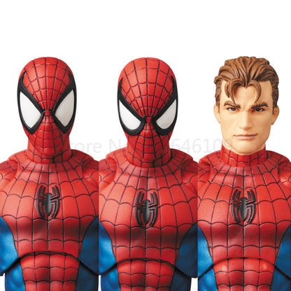 Disney Mafex 075 Spider-Man 16 cm Action Figure — High-Quality Collectible Toy with Multiple Accessories for Gifts & Display