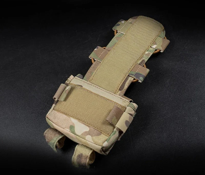 Tactical Helmet Battery Pouch Counterweight Storage Bag with Hook Loop for Fast Helmet