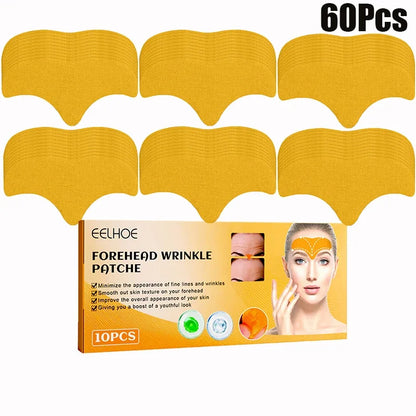 10-100pcs Forehead Wrinkle Patches — Anti-Wrinkle Gel Skin Care Patches for Natural Forehead Line Removal