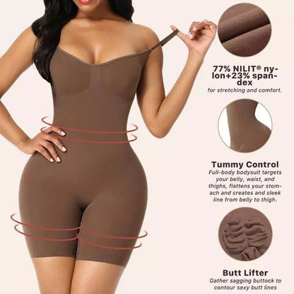 Women’s Colombian Full Body Shapewear - Seamless Compression Corset Butt Lifter Bodysuit with Tummy Control & Push Up Support