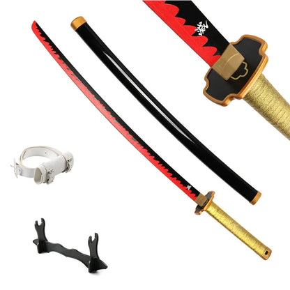 Japanese Anime Demon Slayer Samurai Katana Sword 104cm – Muichirou & Tanjirou Christmas Gift