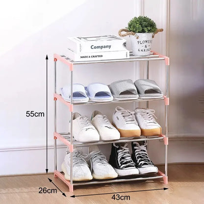 3/4-Layer Multi-Layer Shoe Rack – Space-Saving Storage Organizer for Home