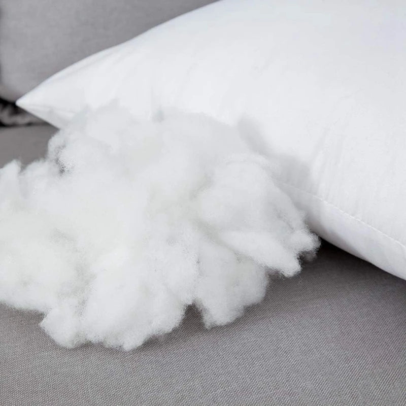 Soft Fluffy Throw Pillow Insert – White Cushion Inner Pad, Plump Stuffer for Decorative Pillows, 30x50cm, 45x45cm, 50x50cm