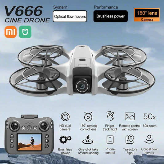 Xiaomi Mijia MINI V666 Drone — 4K 5G WiFi RC Quadcopter with Obstacle Avoidance, Brushless Motor & Altitude Hold
