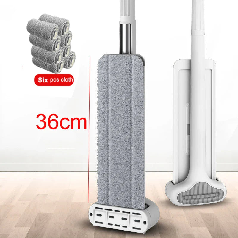 Mmagic 360° Rotation Spin Mop | Flat Mop Cleaner with Bucket for Easy Floor & Home Cleaning | Wash & Dry Mop System