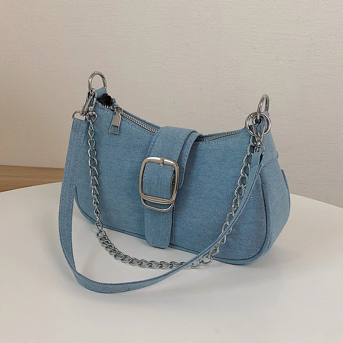 Small Design Jeans Cross-Shoulder Bag – Women's New Canvas Shoulder Bag