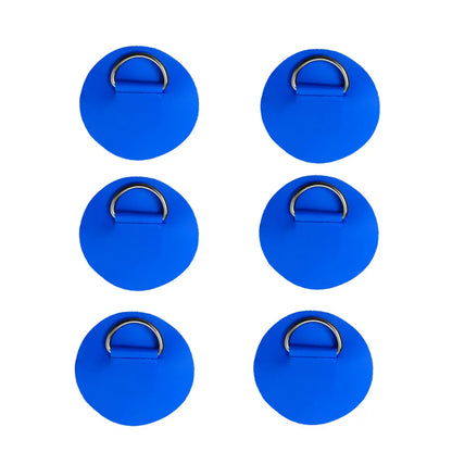 6.5CM D-Ring PVC Patch – Inflatable Boat, Kayak, SUP, Dinghy & Canoe Rope Ring Attachment