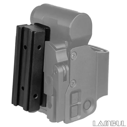Tactical Scope Riser Mount - 11mm to 20mm Picatinny Rail Adapter for Rifle Optics