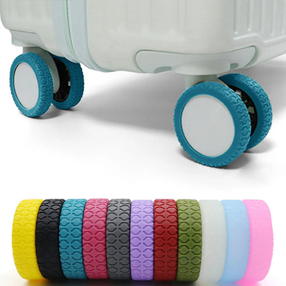 Silicone Luggage Wheel Protectors — Wear-Resistant Covers for Spinner Suitcase Wheels