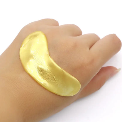InniCare Crystal Collagen Gold Eye Masks – 50/60/80/100 Pcs Anti-Dark Circle Beauty Patches for Eye Skin Care, Korean Cosmetics