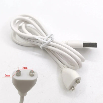 2-Pin 8mm Magnetic Charging Cable Connector – Universal Replacement Adapter for Beauty Instruments & Smart Devices, Single Piece