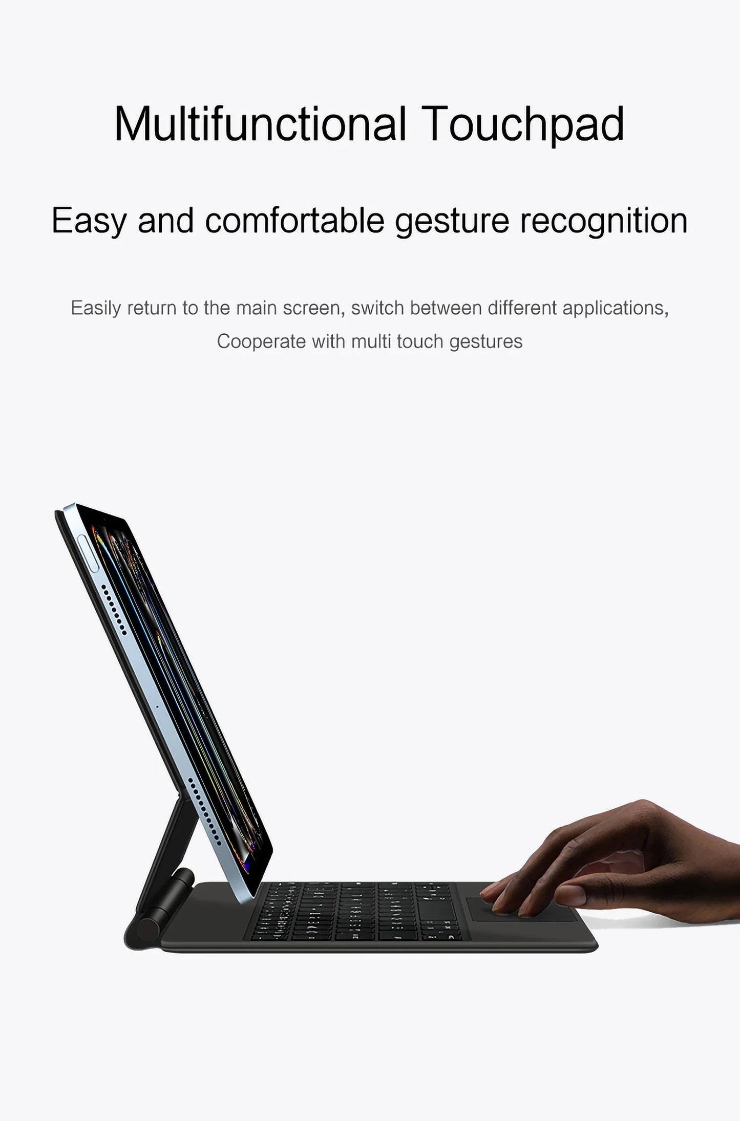 Backlight Magic Keyboard Case for iPad Pro 11/13 & iPad Air 11/13 Inch (2024) – M4/M2 Smart Folio Cover