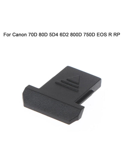 Canon Black Hot Shoe Cover – Protective Cap for EOS 70D, 80D, 5D Mark IV, 6D Mark II, 800D, 750D, R, RP Cameras