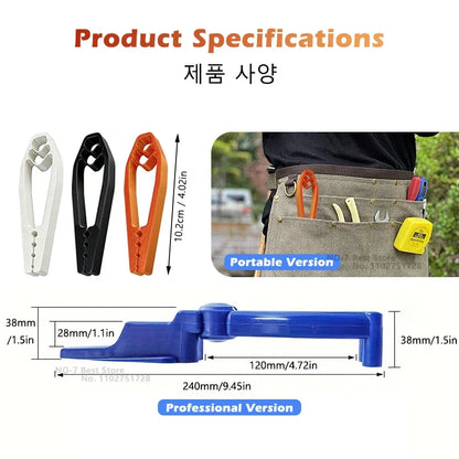 Nail Holder Tool Finger Protector Pliers - Sliding Joint Nail Fixer for Accurate Woodworking DIY Placement & Repair