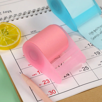 JIANWU Creative Roller Sticky Notes – Reusable Memo Notepad for Office, Diary & Message Writing Stationery Accessories