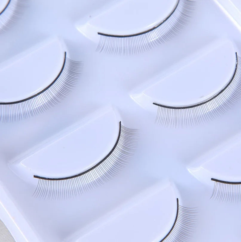 5/10/25 Pairs Training Eyelashes – Natural False Lashes for Beginner Eyelash Extension Practice