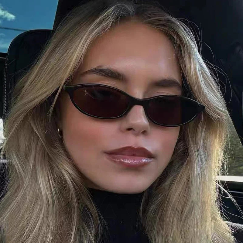 2024 Women’s Leopard Brown Sunglasses — Fashion Brand Small Frame Retro Oval Sun Glasses, Ladies Eyewear Shade