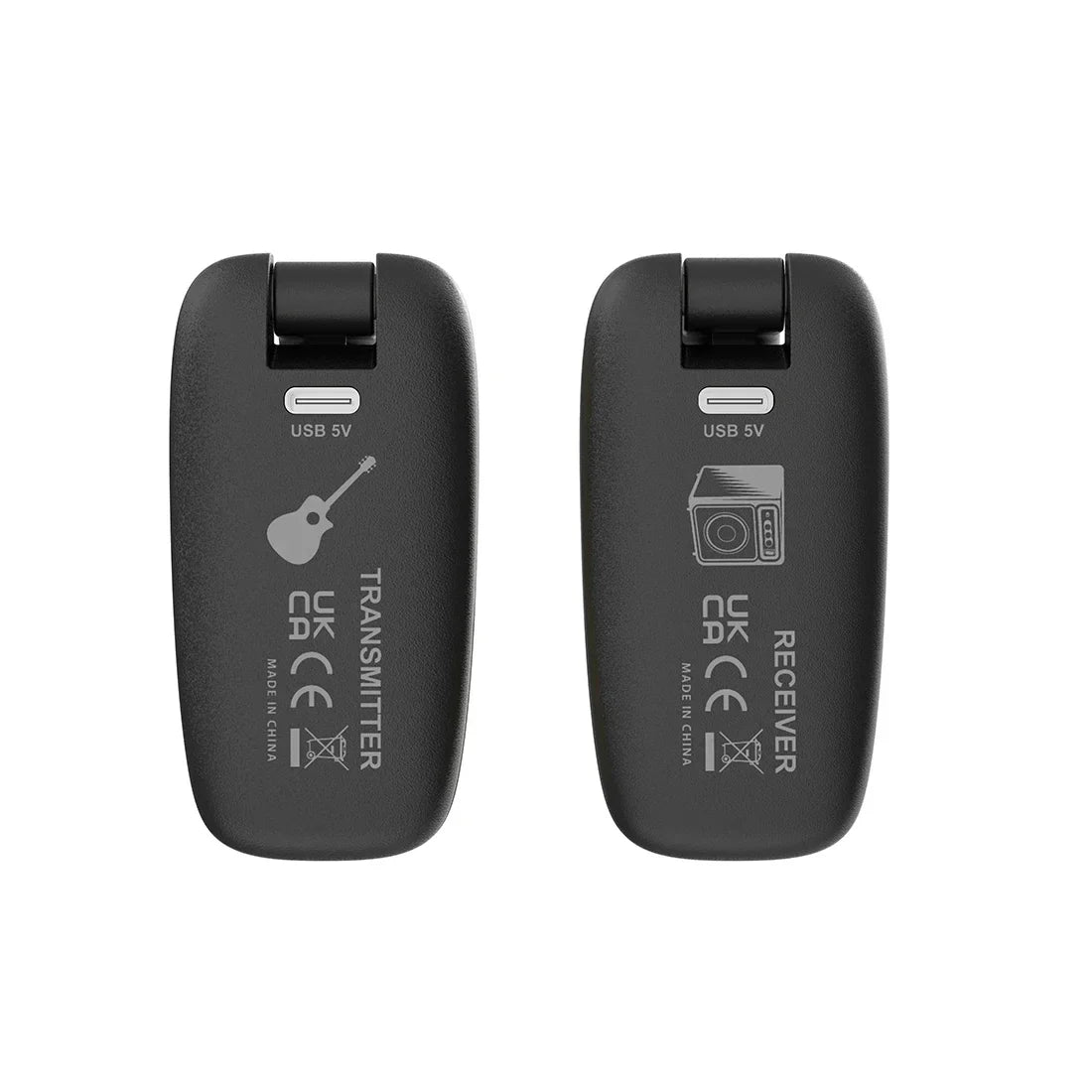 IRIN IN-80 Guitar Wireless System - Audio Amplifier Transceiver, Wireless Guitar Transmitter Receiver for Electric Guitar and Bass
