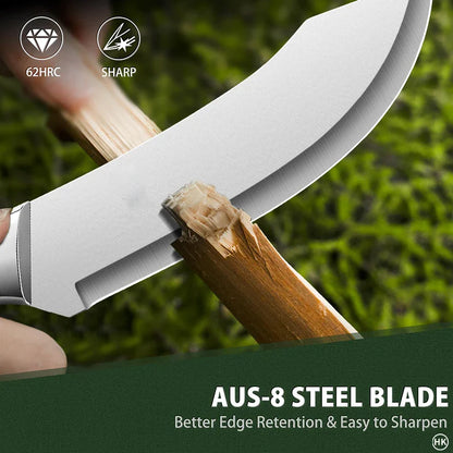 Stainless Steel Ultra-Sharp Bending Fracture Knife – Precision Cutting, Trimming, and Peeling Tool for Professional Butchers