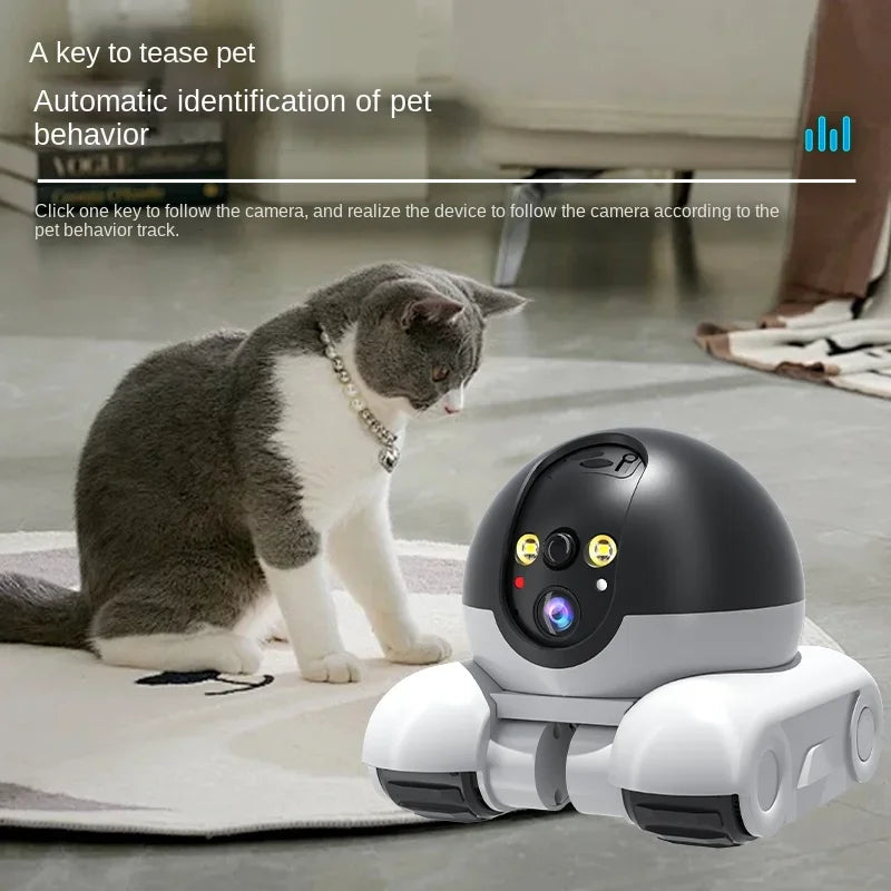 1080P HD WiFi PTZ IP Camera – Smart Home Security Robot with Auto Tracking for Baby & Pet Monitoring