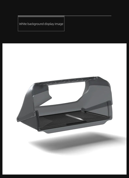 Hidden Storage Box Organizer – Under Screen Tray for Tesla Model Y 2024 & Model 3 2021-2022