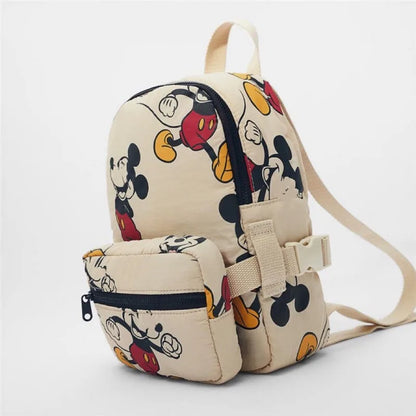 Disney Mickey Mouse Pattern Children's School Bag - Cute Lightweight Backpack with New Fashionable Design