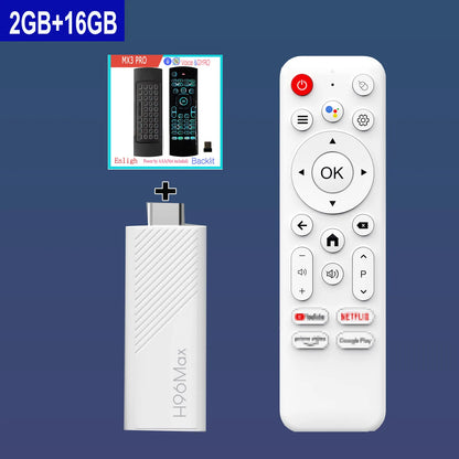 H96 MAX Android TV Stick Allwinner H313 | 4K 3D HDR, 8GB/16GB, Dual WiFi 2.4G/5G/6, Google Voice Remote