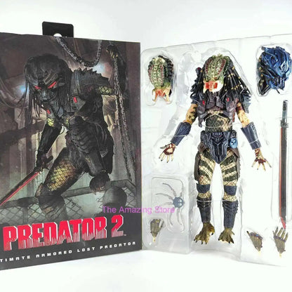 NECA Shaman Ahab Ultimate Scout Warrior Action Figure – Lost Battle Feral Jungle Hunter Predator Collector Toy