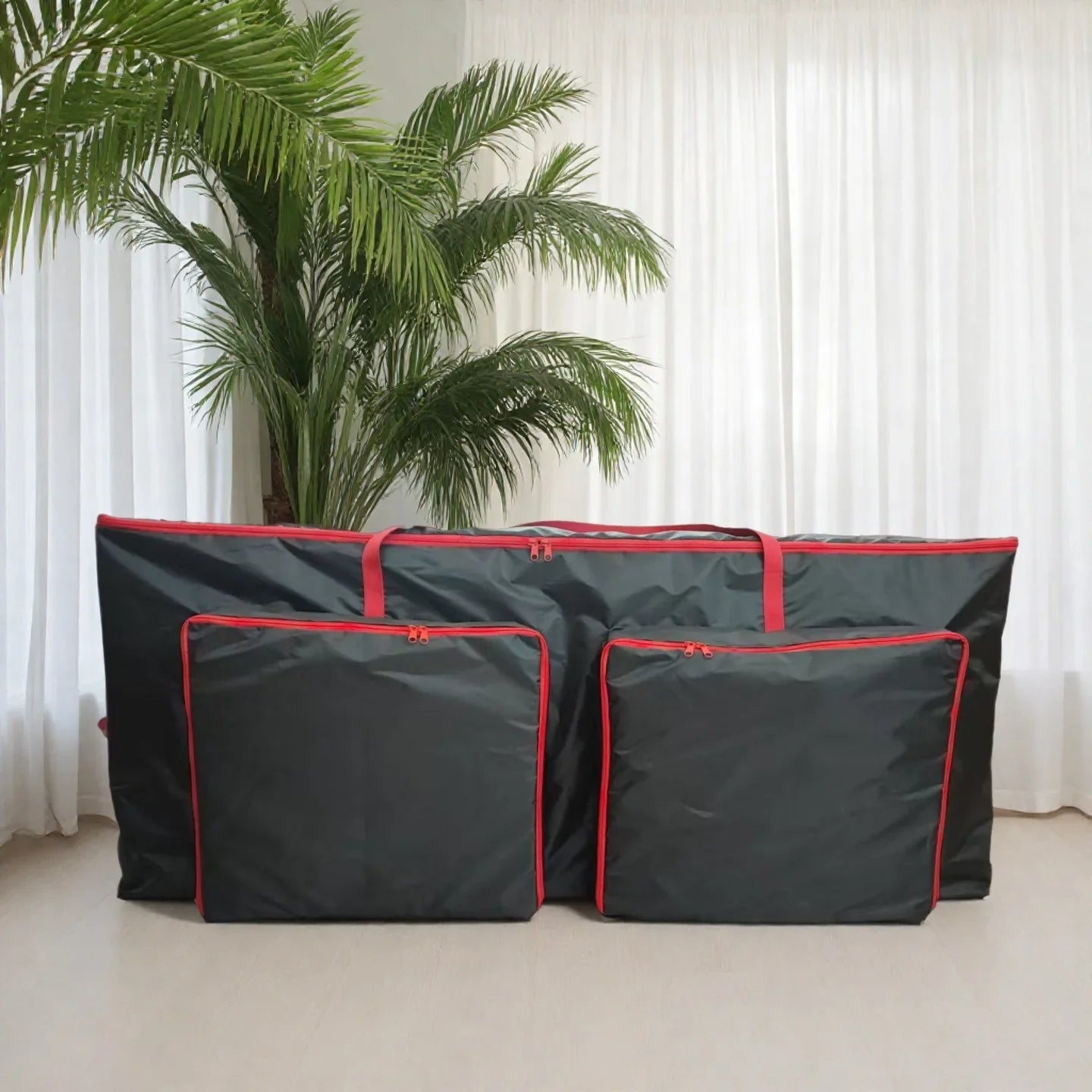 Christmas Tree Storage Bag – Heavy Duty Oxford Fabric Waterproof Dustproof Zippered Container
