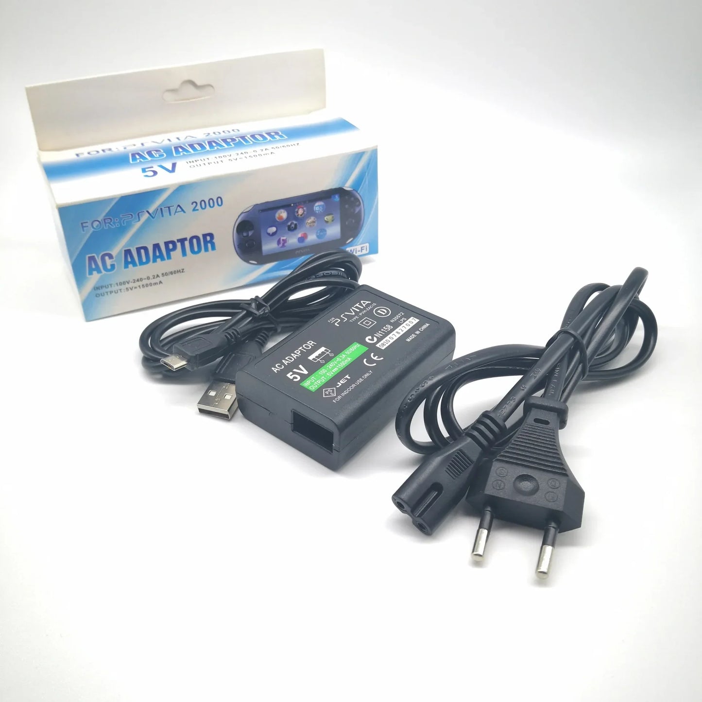 EU/US Plug Wall Charger – AC Adapter Power Supply for Sony PSP/PSV 1000/2000/3000