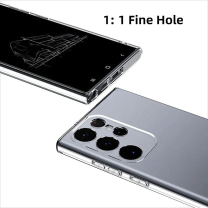 Soft Clear Silicone Phone Case for Samsung Galaxy A53 A13 A52 A12 A54 A16 A55 A52S S25 S24 S22 S21 S23 Ultra S20 FE Note 20 Ultra
