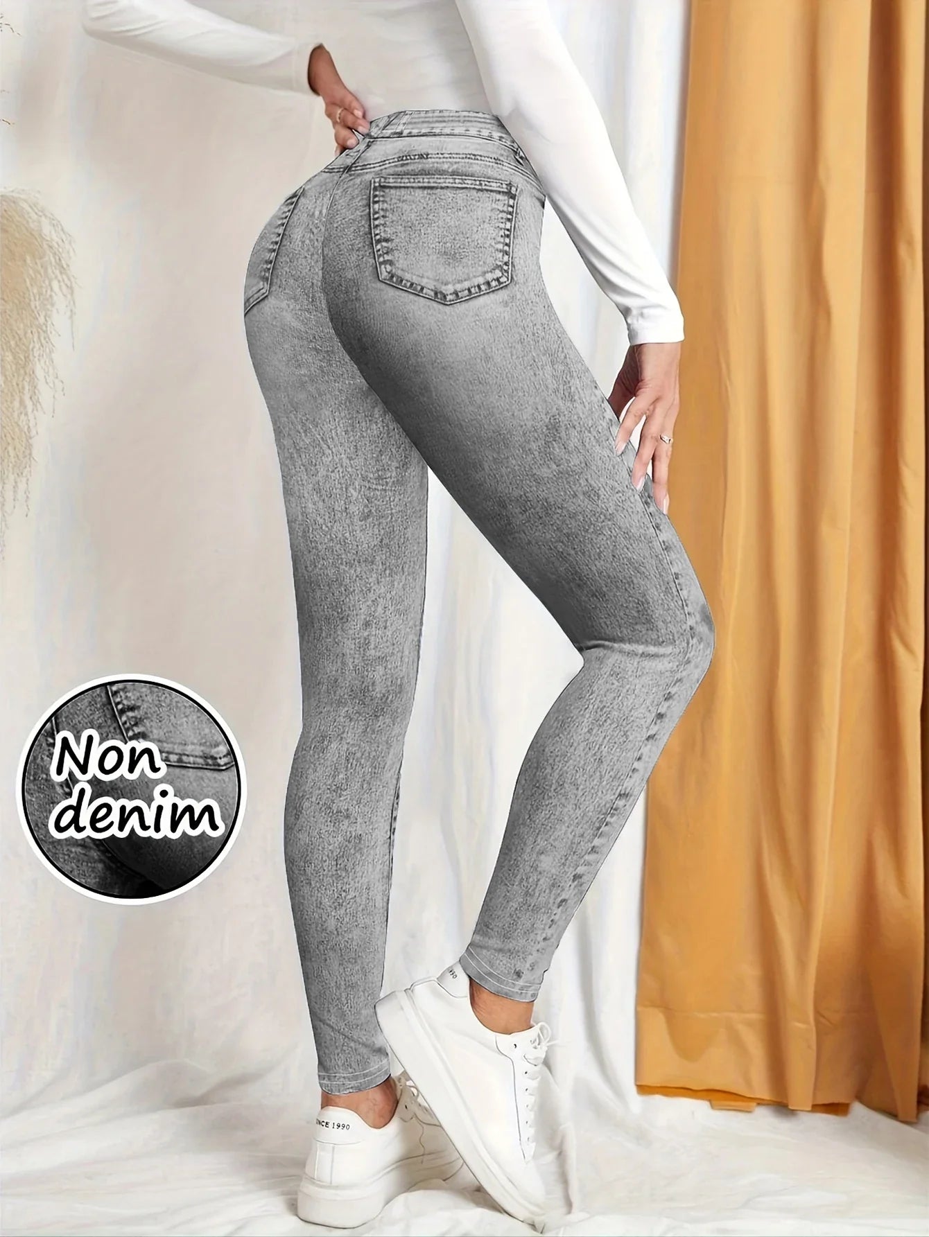 Women's High Waist Yoga Leggings - Soft Stretch Hip Lifting Casual Activewear Pants