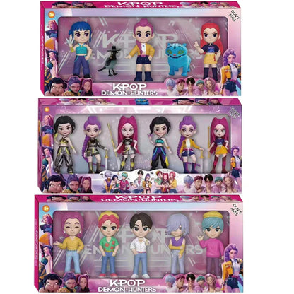 2026 NEW Kpop Devil Hunter Rumi, Zoe & Mira PVC Anime Figures – Desktop Collectible Trinkets & Children’s Gift