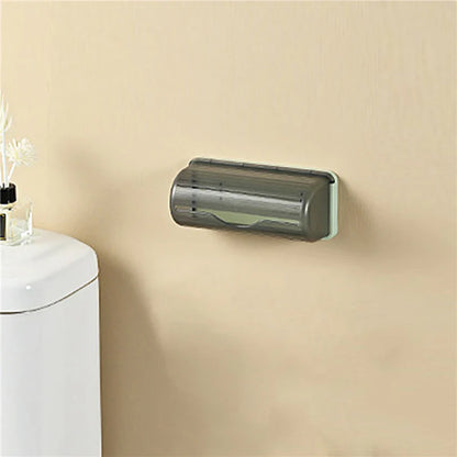 Wall-Mounted Trash Bag Storage Box – Plastic Garbage Bag Dispenser for Kitchen, Bathroom, and Home Organization