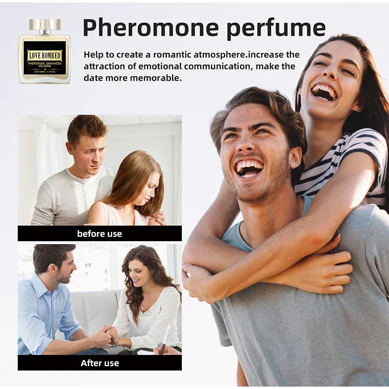 Pheromone Cologne for Men, Light Fresh Fragrance to Attract Women, Business Gentlemen’s Sexy Eau De Toilette