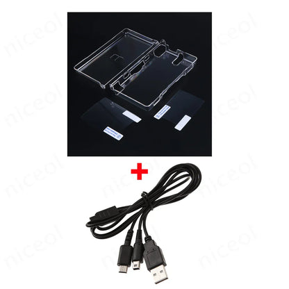 Hard Clear PC Cover for Nintendo DS Lite – Anti-Scratch Console Shell Accessory