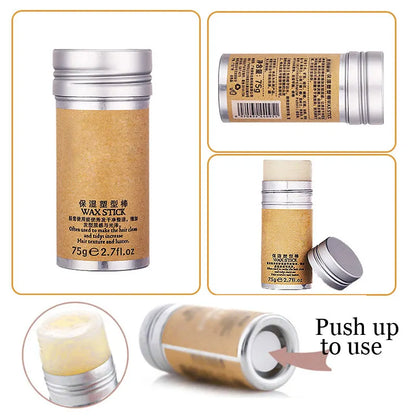 Broken Hair Fixer Wax Stick - Gel Cream for Styling, Frizz Fixer for Men, Women, and Children, Lay Down Edges Styling Wax