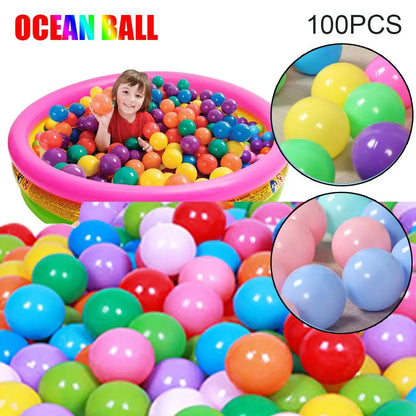 100PCS Colorful Soft Water Balls – Outdoor & Pool Fun Toys for Babies and Children, Eco-Friendly Stress Relief Balls