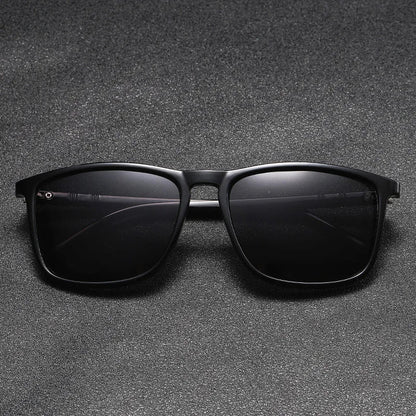 Outdoor Driving Sunglasses - Classic Polarized Square Large Frame Glasses for Men & Women, Fishing Sunglasses