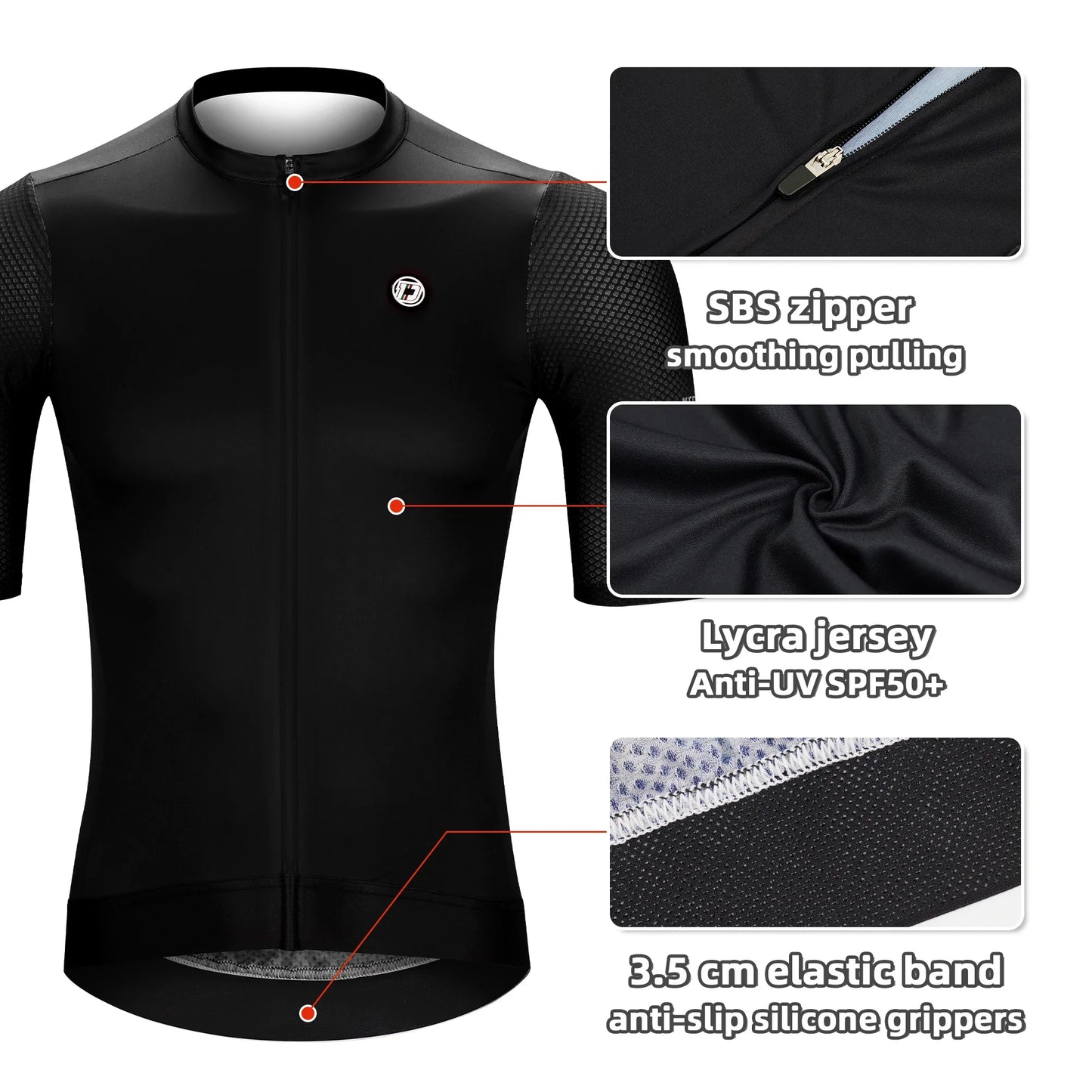 DAREVIE 2023 Cycling Jersey — SPF 50+ Men & Women MTB & Road Bike Shirt