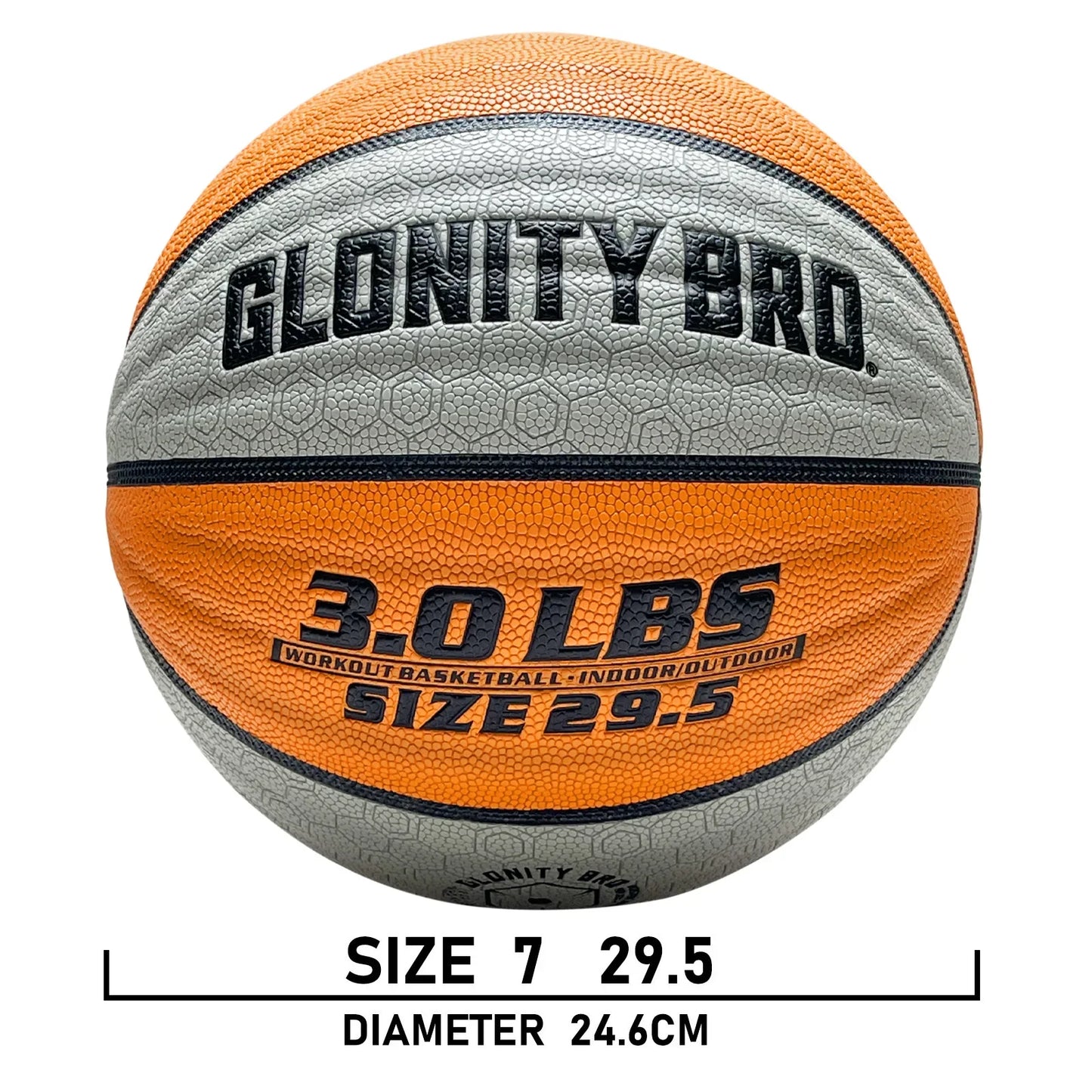 Heavy Weighted Basketball 28.5"/29.5" – Non-Slip Training Ball for Dribbling, Passing & Rebounding